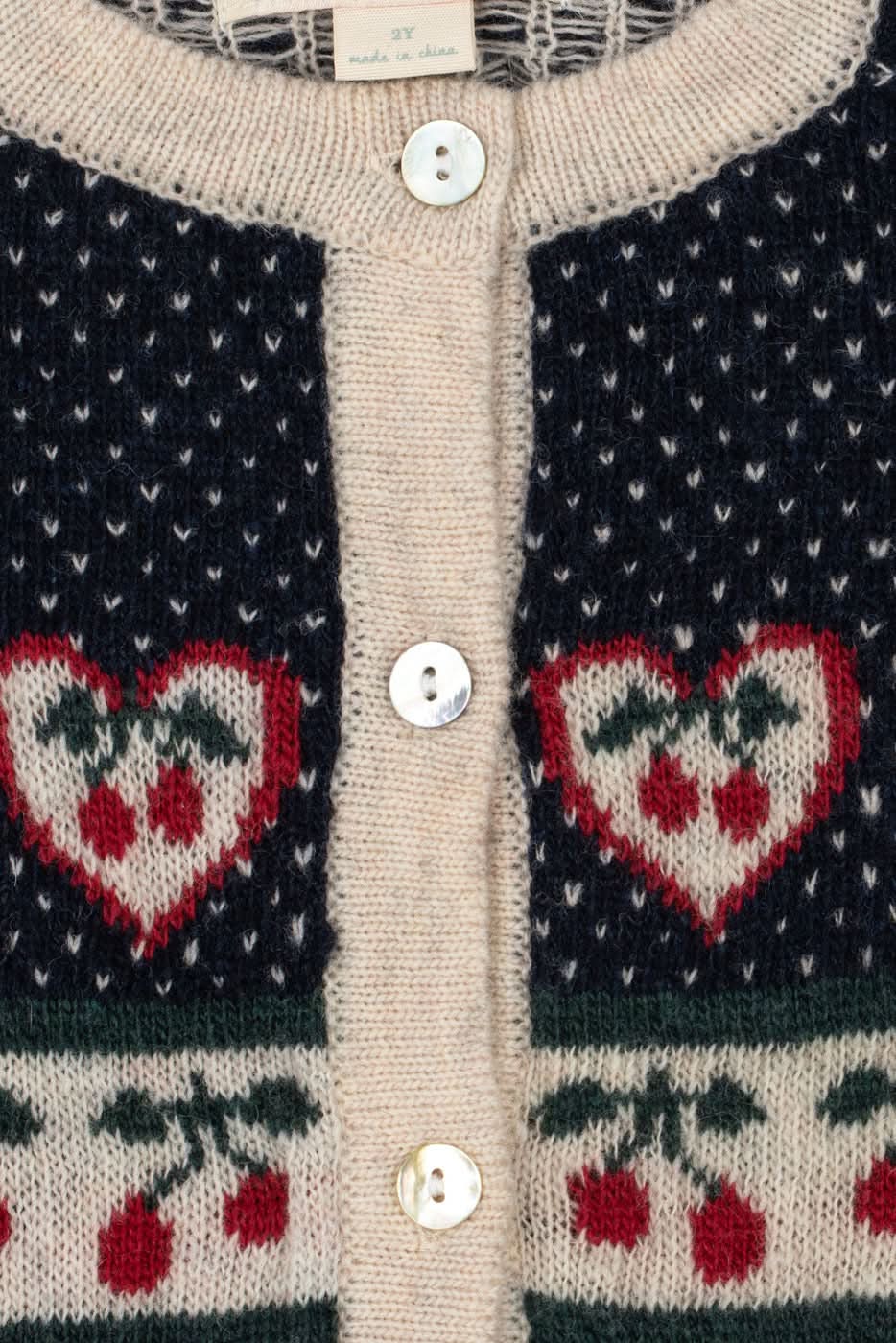 Belou Cardigan - Cherry