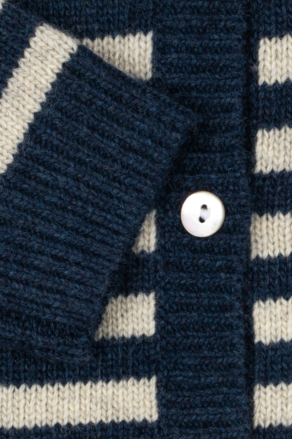 Billi Knit Cardigan - Blue Stripe
