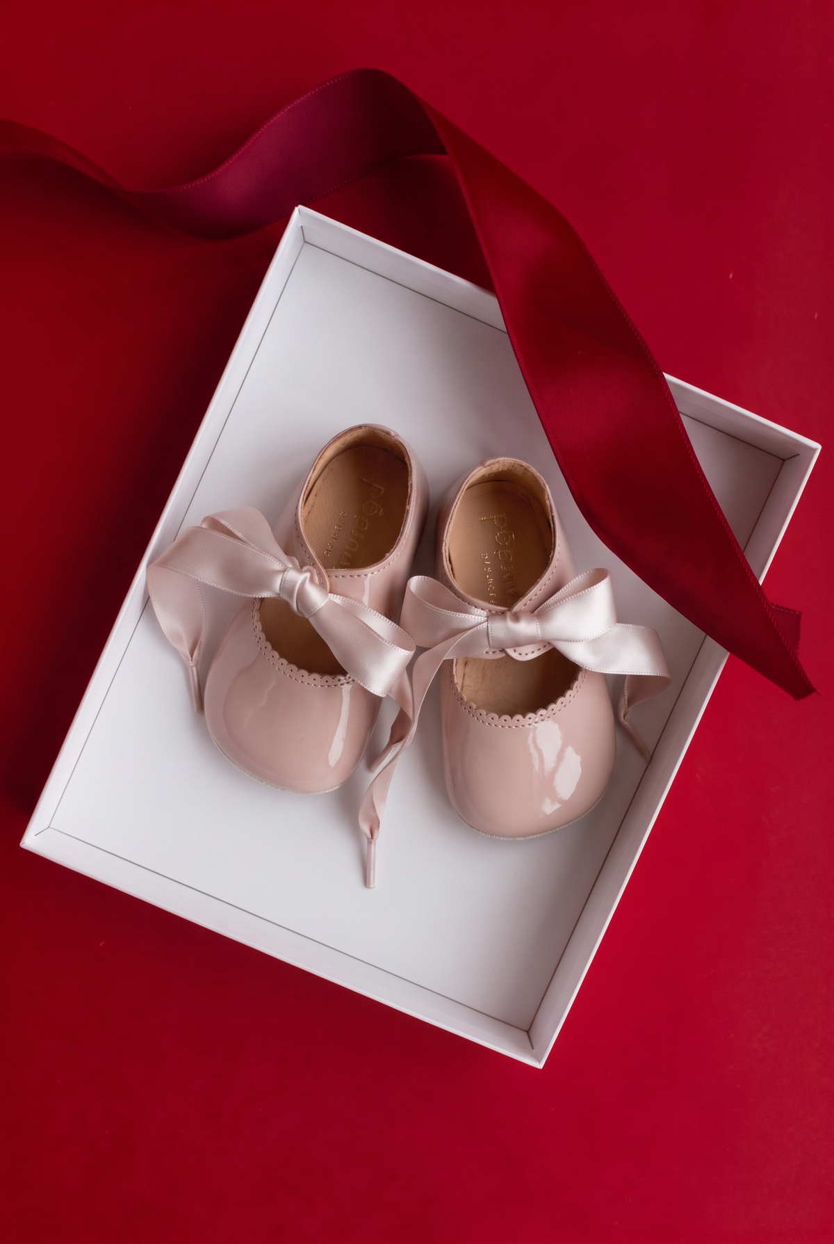 Beginners™ Lace Shoe - Dusty Rose Patent