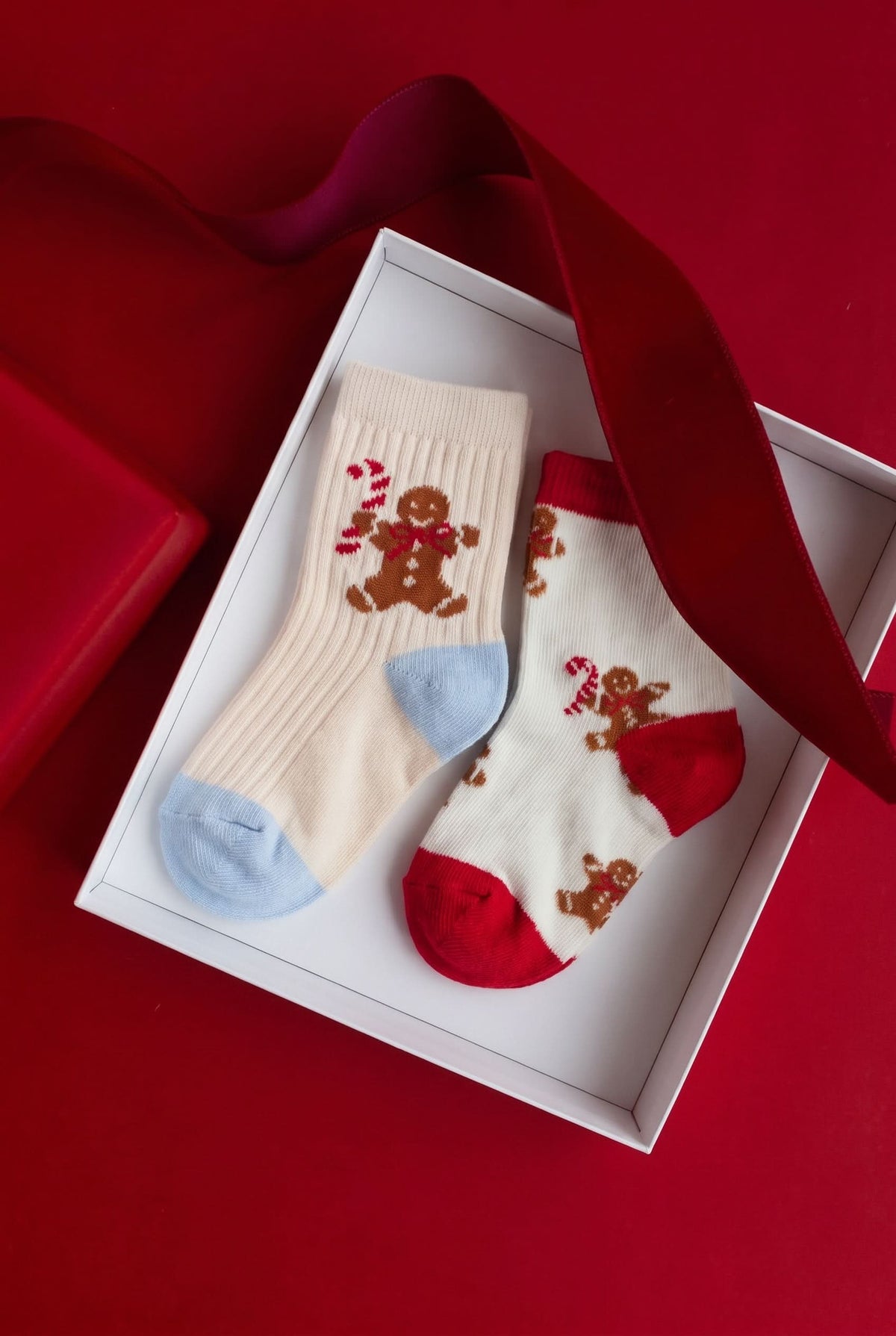 Vilde Socks 2pack - Gingerbread