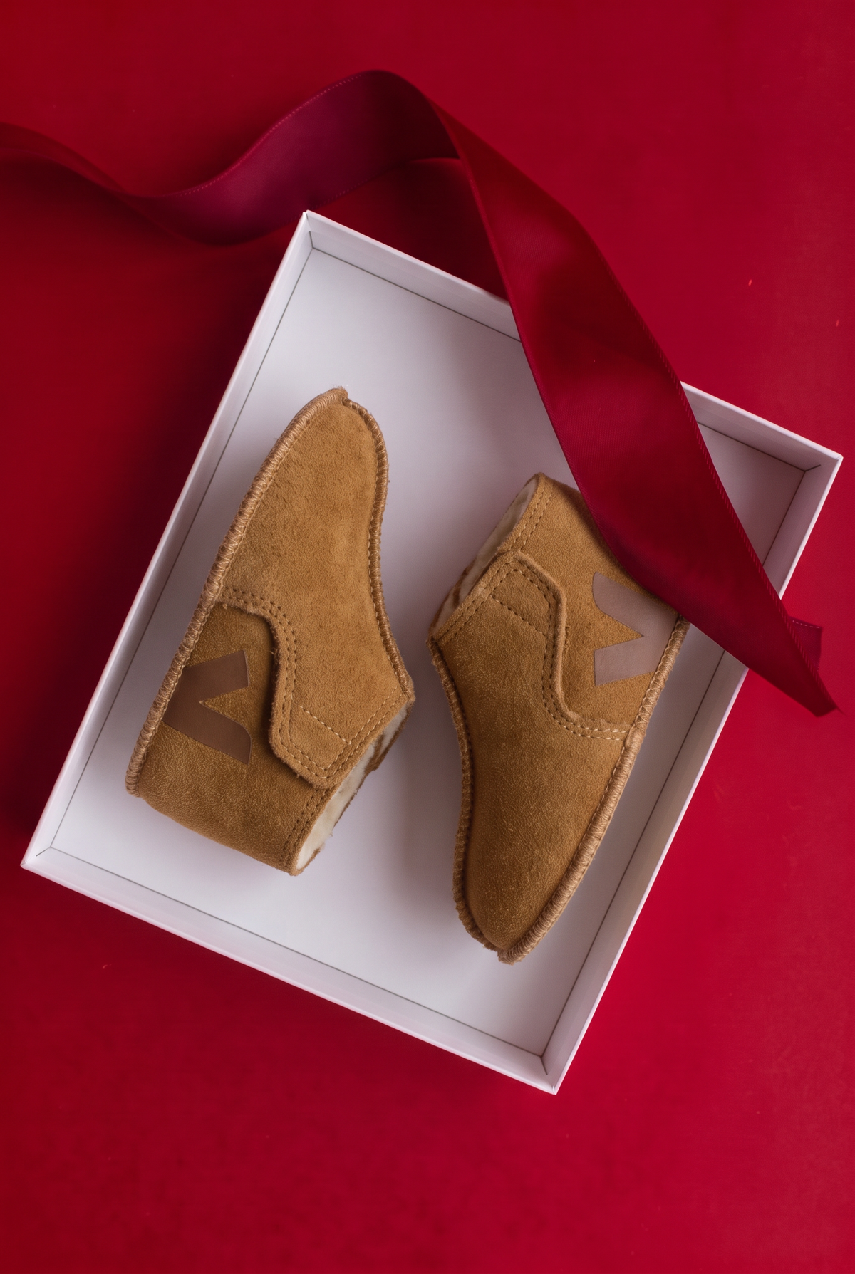 Baby Orso Suede - Camel Cognac