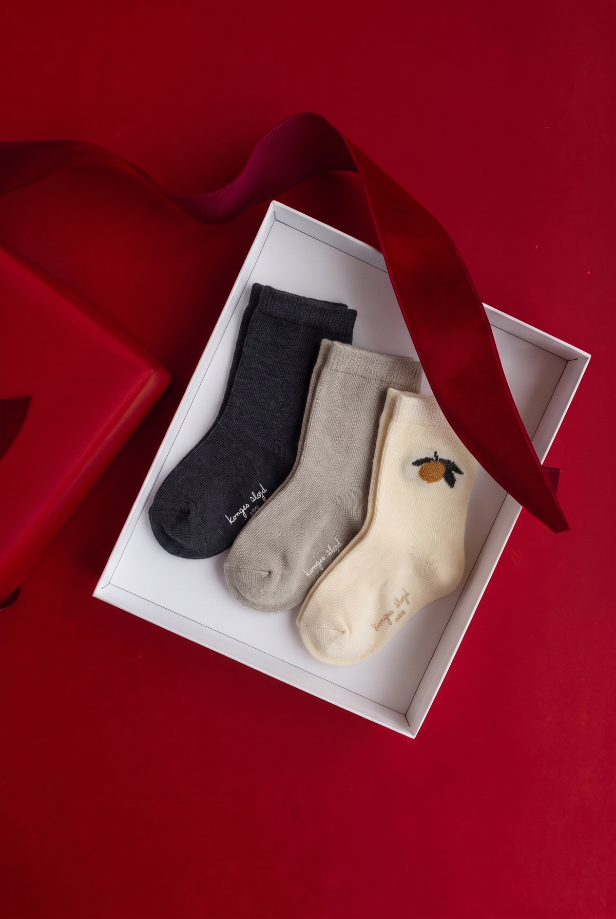3 Pack Jacquard Socks - Lemon Mix