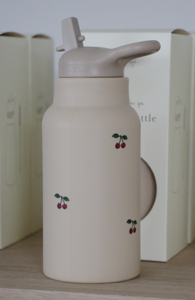 Silicone Drinking Bottle - Cherry