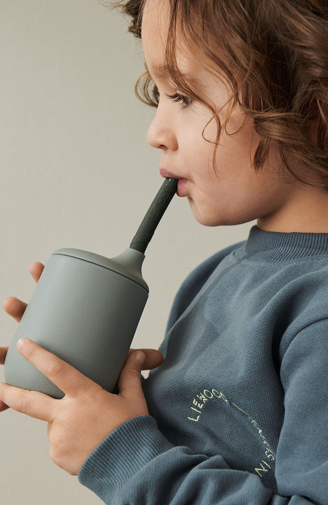 Ellis Sippy Cup - Faune Green/Hunter Green Mix