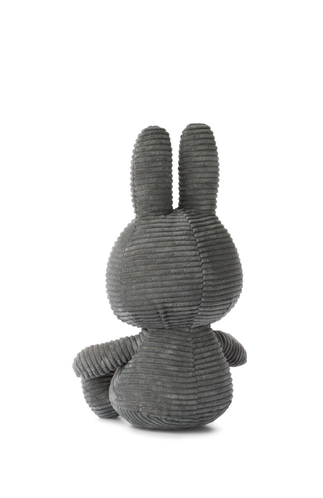 Miffy Sitting Corduroy 33cm - Grey