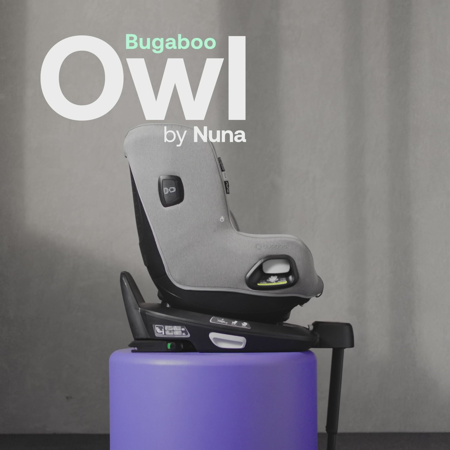 Owl by Nuna car seat - Mineral Light Grey