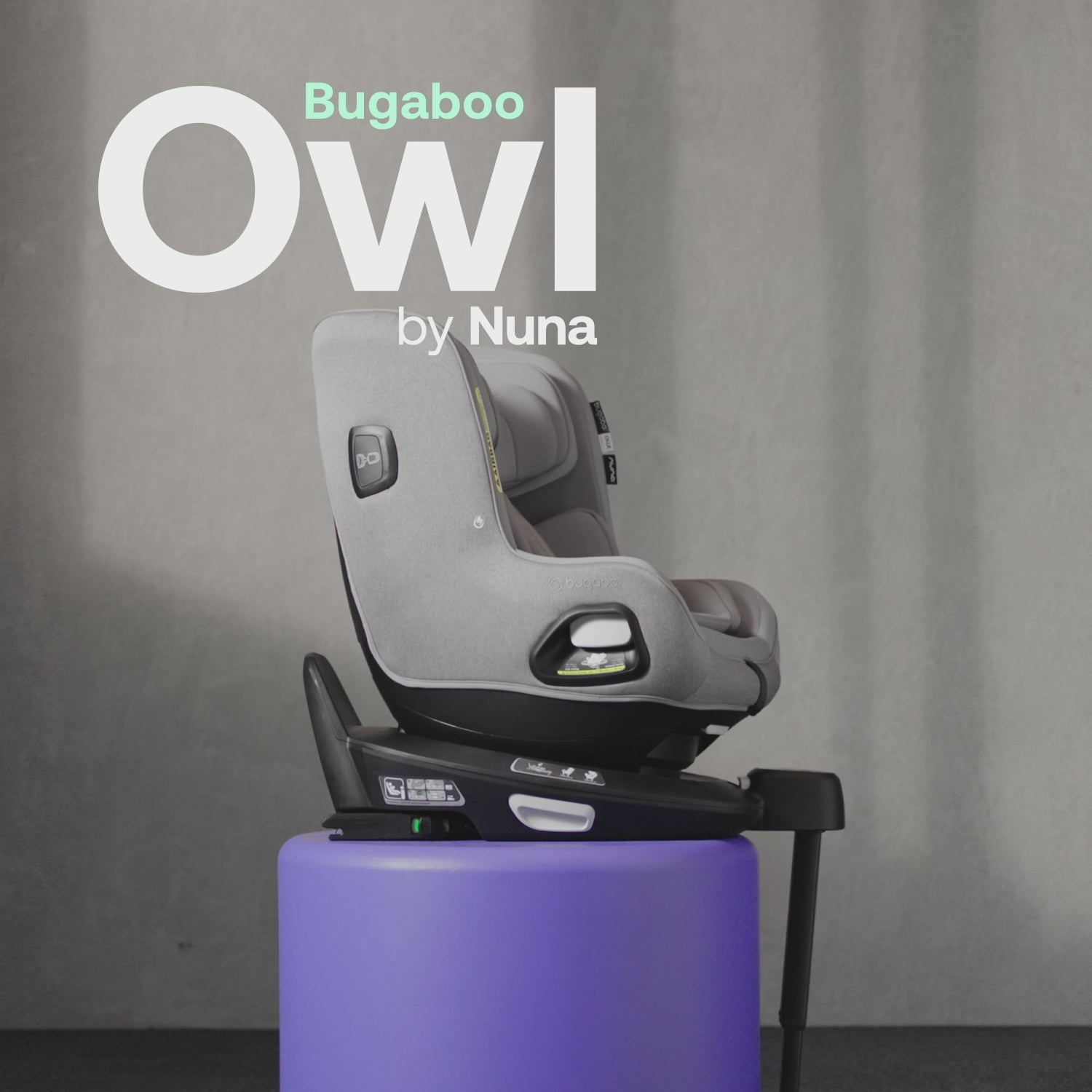 Owl by Nuna car seat - Mineral Light Grey