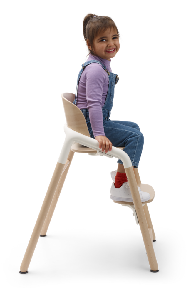 Bugaboo Giraffe Chair - Neutral Wood/White