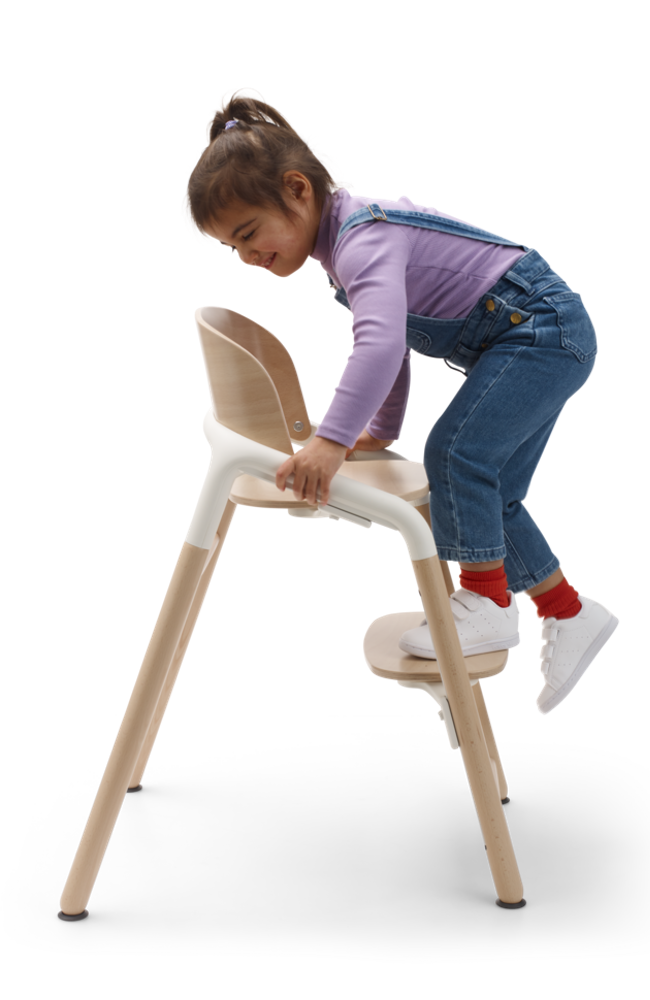 Bugaboo Giraffe Chair - Neutral Wood/White