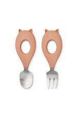 Stanley baby cutlery set - Cat / Tuscany rose