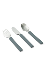 Adrian junior cutlery set - Whale blue
