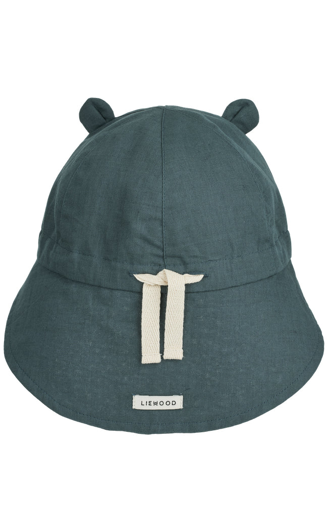 Gorm Linen Sunhat - Whale Blue