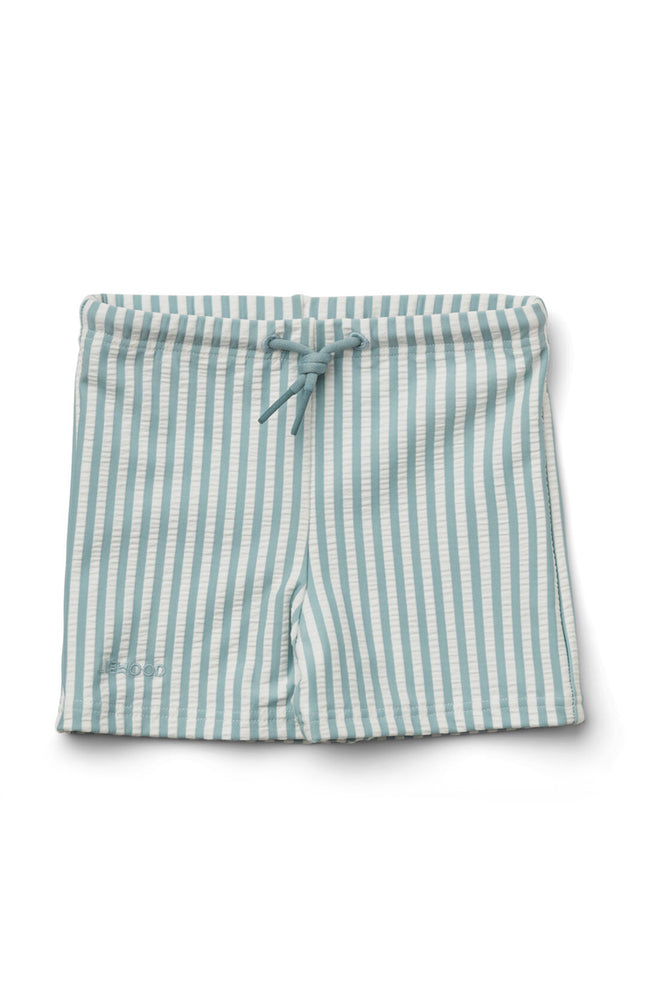 Otto Swim Pants - Stripe Sea Blue/White