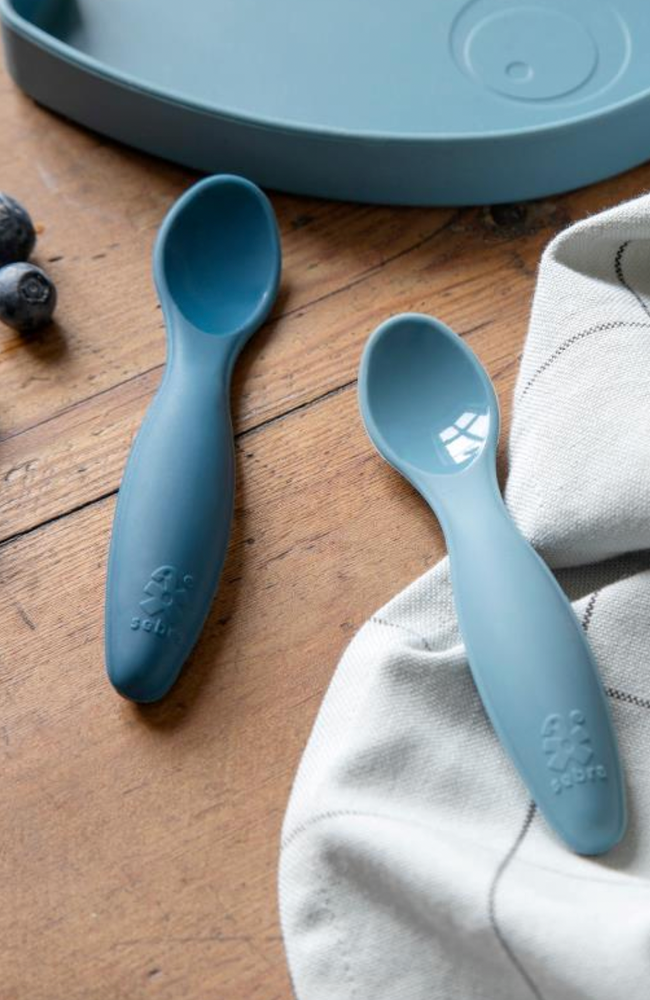 Silicone Spoon Set - Vintage Blue