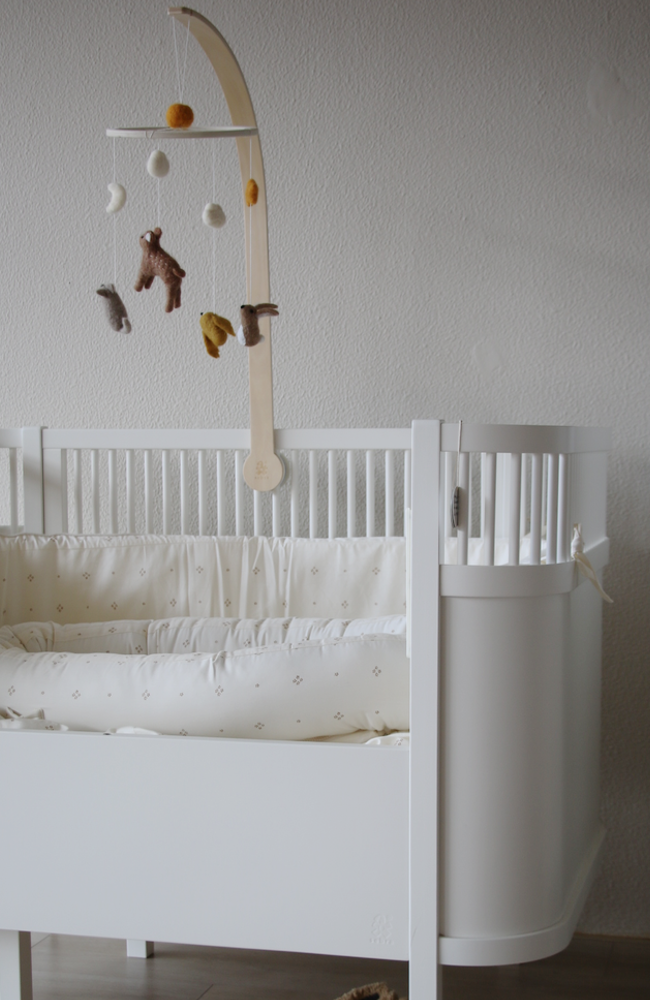 Sebra Bed Baby and Junior – Classic White – Elenfhant