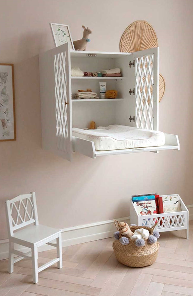 Harlequin Wall Hung Changing Table - White