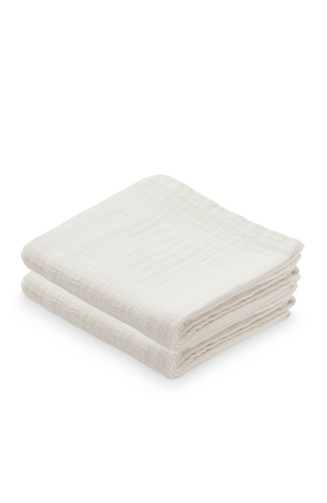 Muslin Cloth 2 pack - Creme White