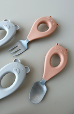 Stanley baby cutlery set - Cat / Tuscany rose