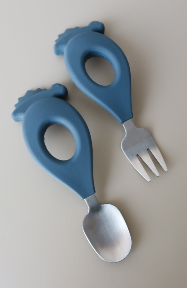 Stanley baby cutlery set - Whale blue