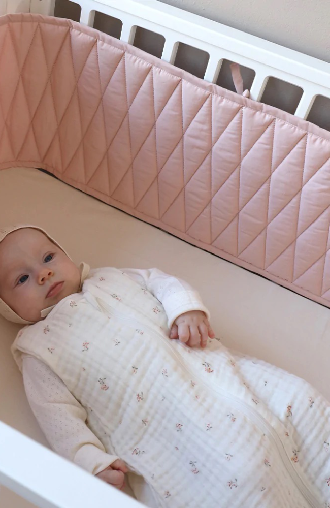 Cot Bumper - Blossom Pink