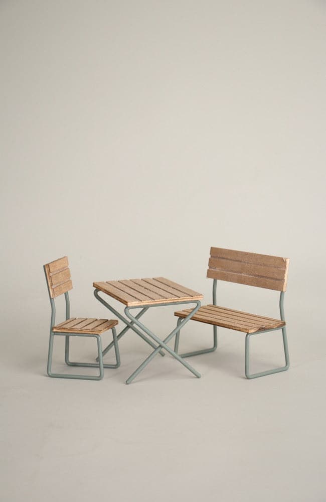 Garden Set - Table With Chair And Bench