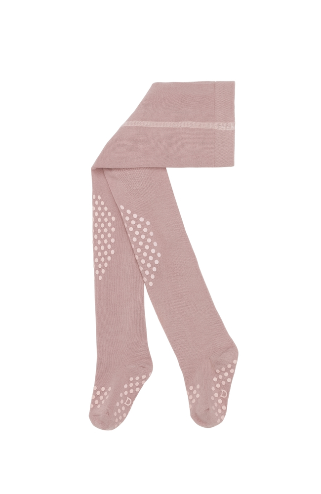 Crawling Tights Wool/Silk - Dusty Rose