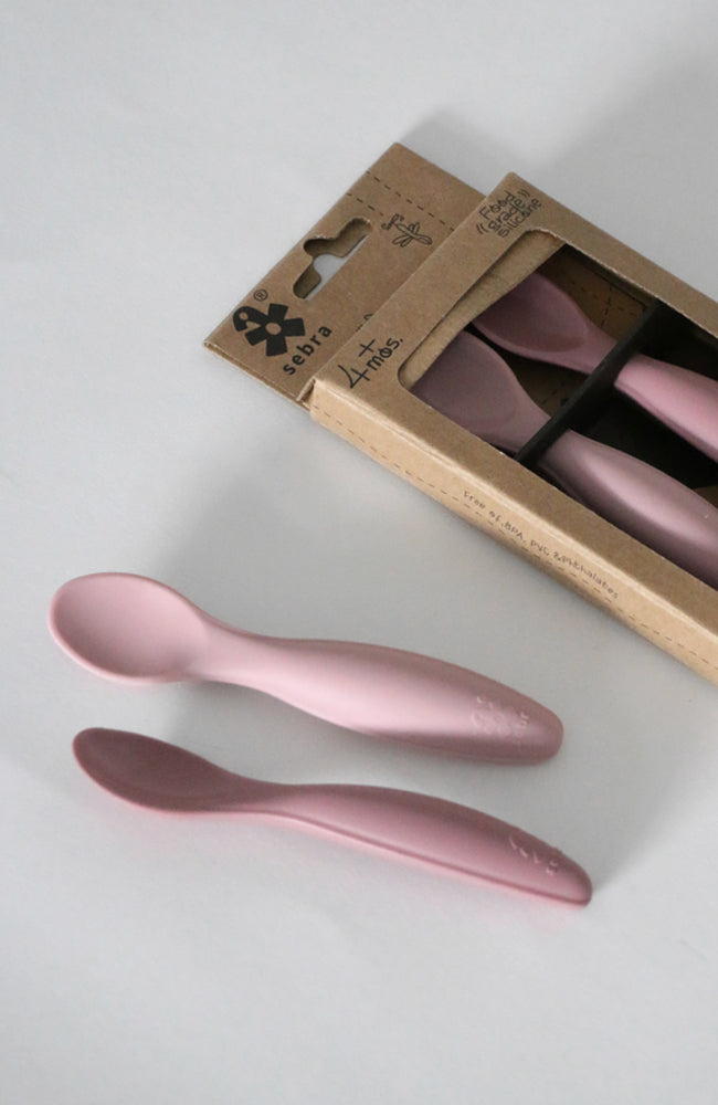 Silicone Spoon Set - Blossom Pink