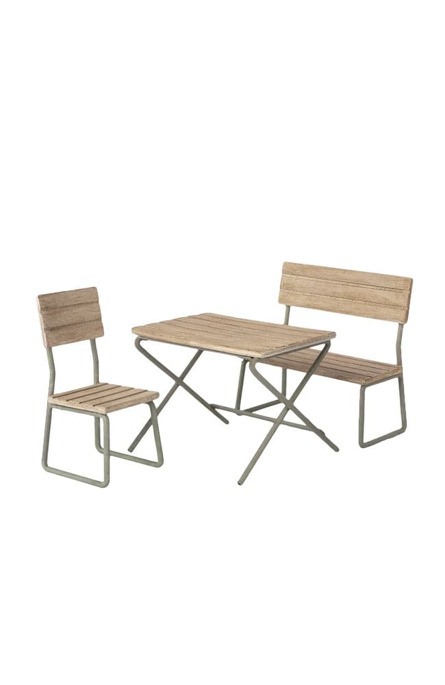 Garden Set - Table With Chair And Bench