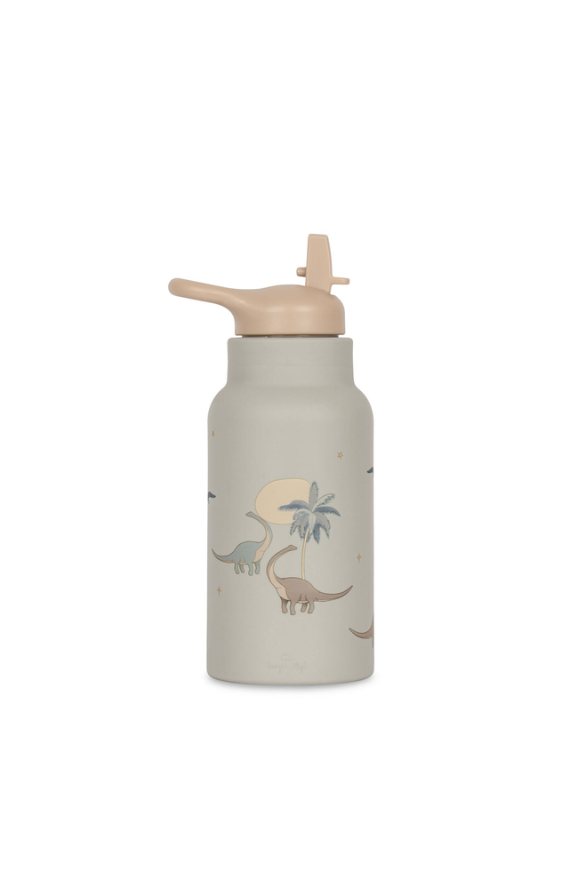 Silicone Drinking Bottle - Dino