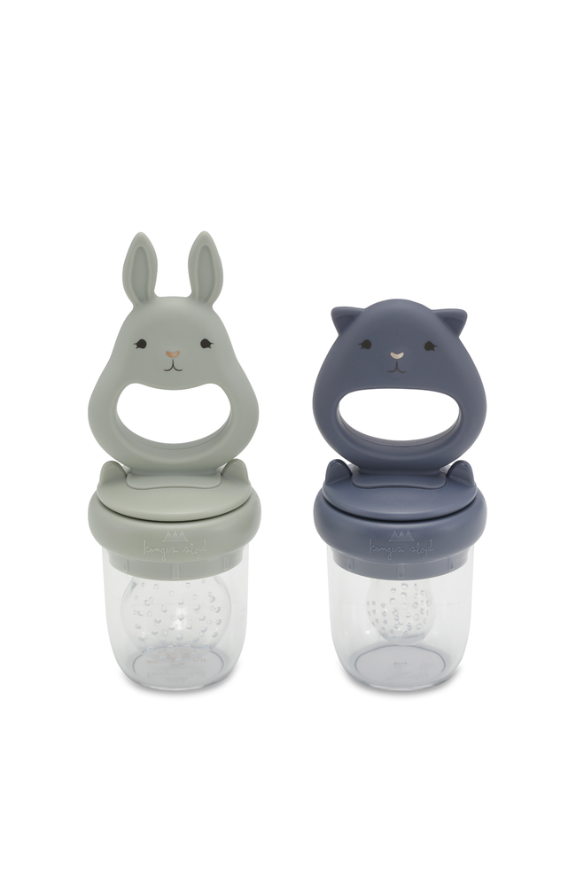 Silicone Fruit Feeding Pacifier Bunny - Onyx