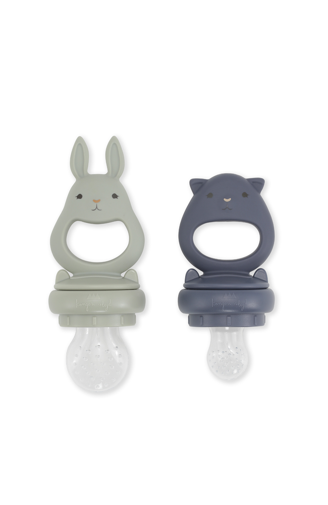 Silicone Fruit Feeding Pacifier Bunny - Onyx