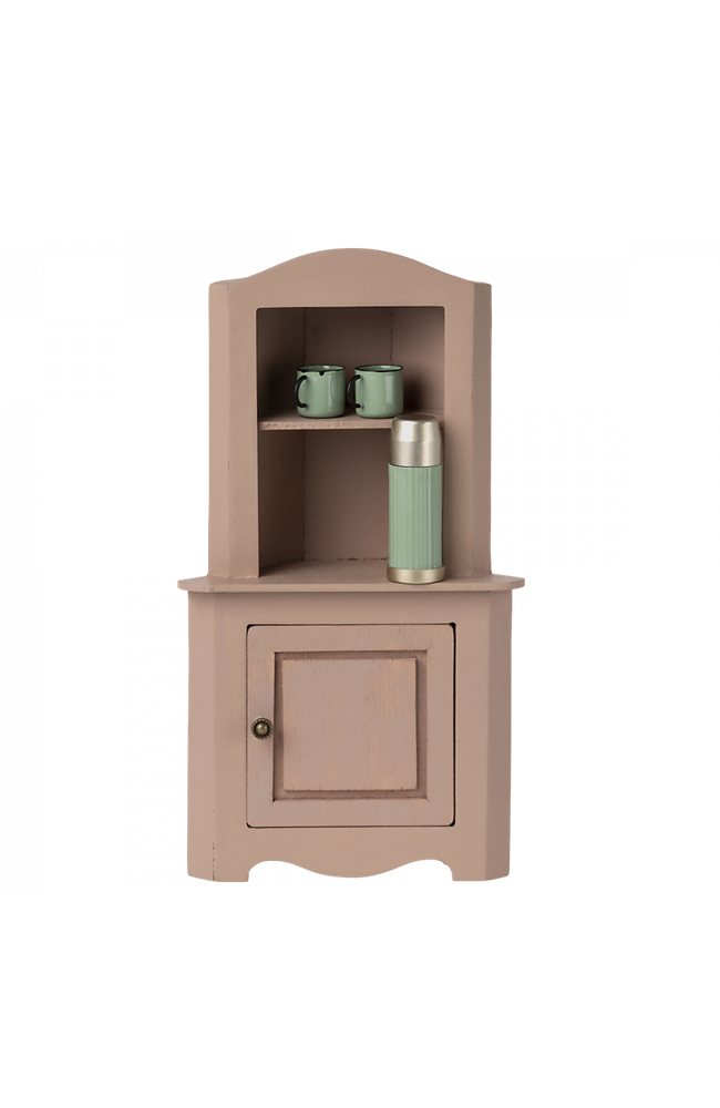 Miniature Corner Cabinet - Rose