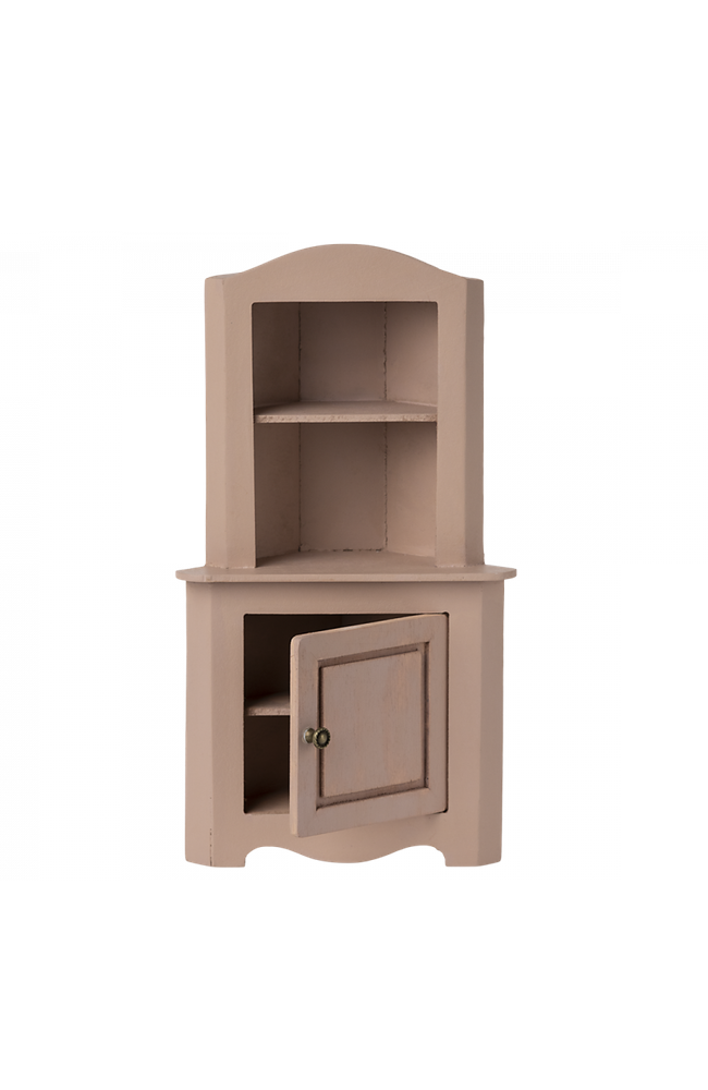 Miniature Corner Cabinet - Rose