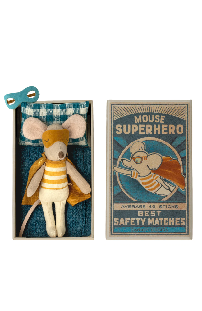 Superhero Mouse - Little Brother in Matchbox