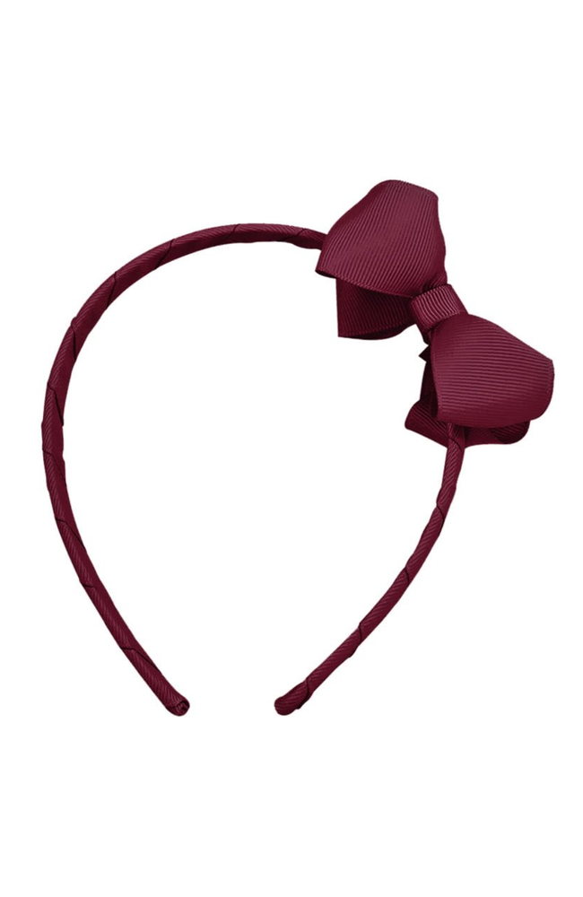 Hairbrace Bow - Burgundy