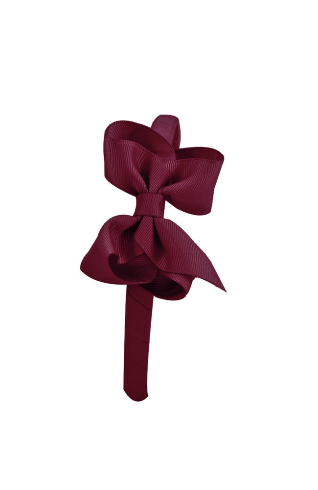 Hairbrace Bow - Burgundy