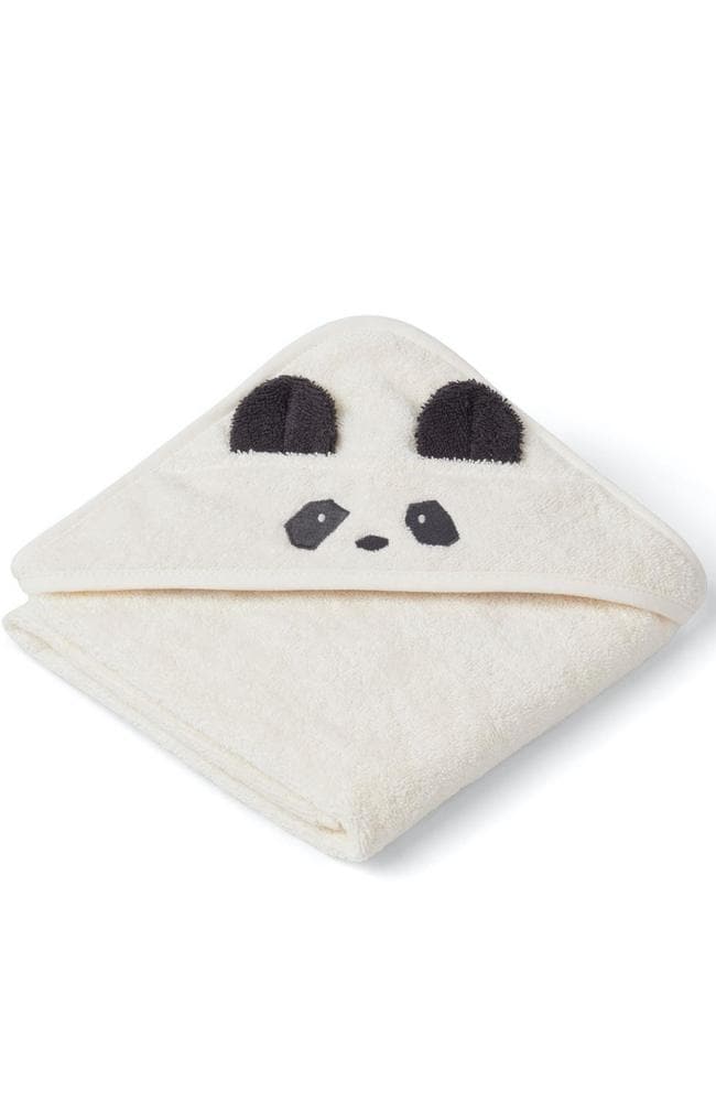 Albert Hooded Baby Towel - Panda/Creme de la Creme