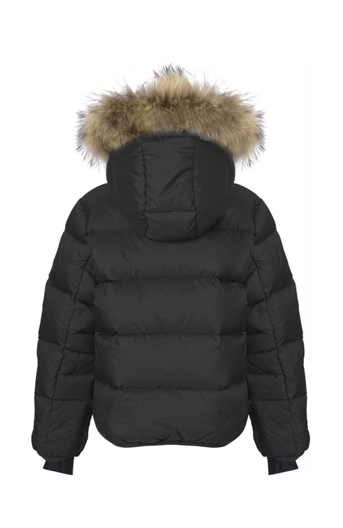 Featherlight Jacket w/Fur - Black